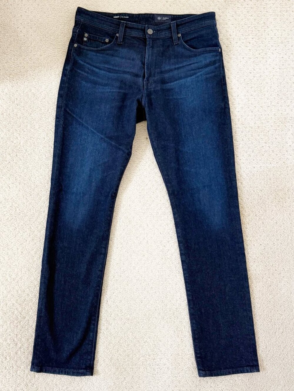 AG Adriano Goldschmied Everett Slim Straight Viking Shadow 33x32